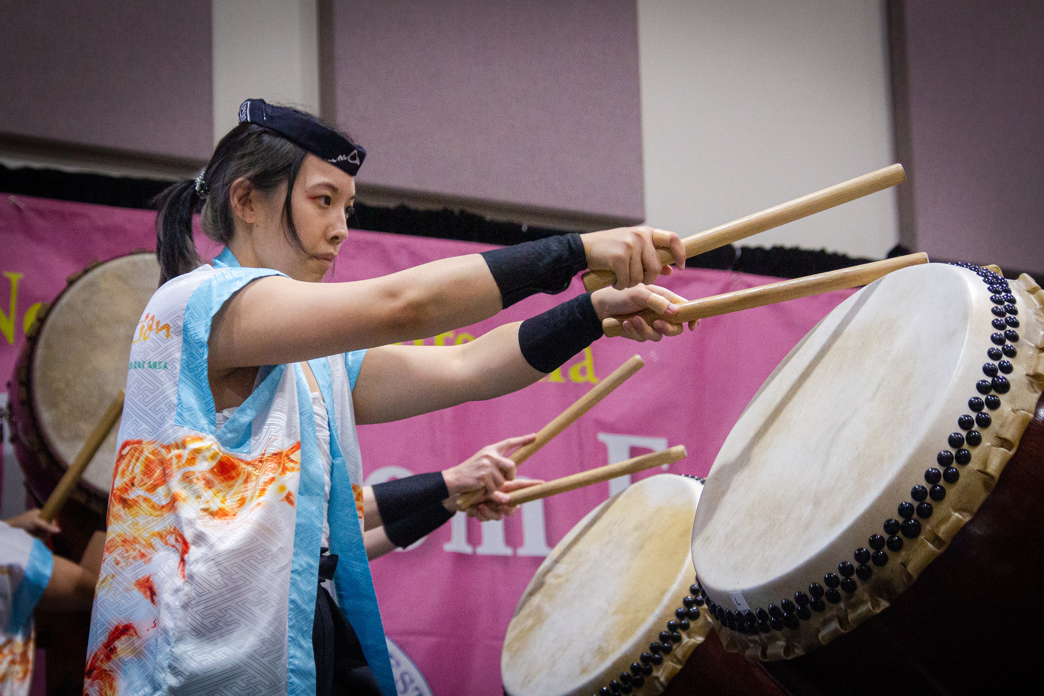 Drum Revolution at the Cherry Blossom Festival